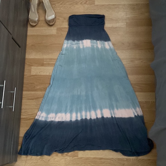 ANGL Tie Dye Maxi Skirt - Picture 2 of 4